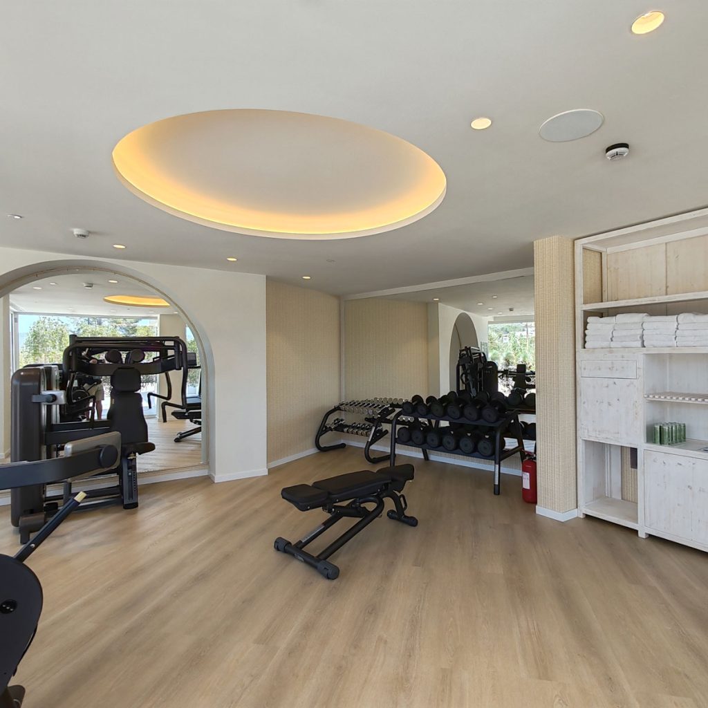 diseño gimnasio hotel