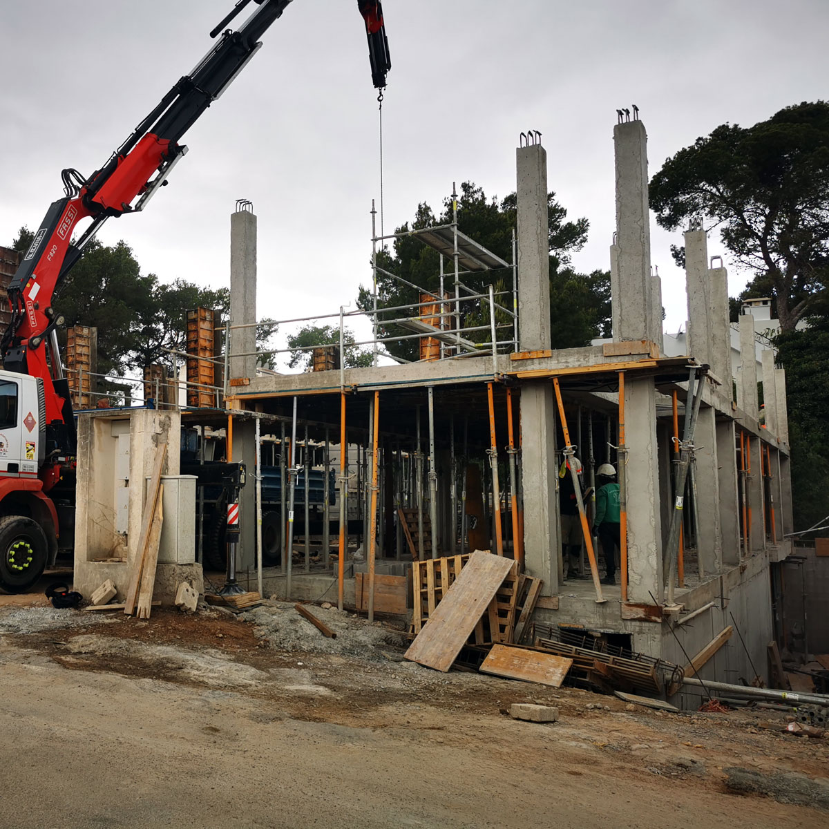 Construcción 6 adosados